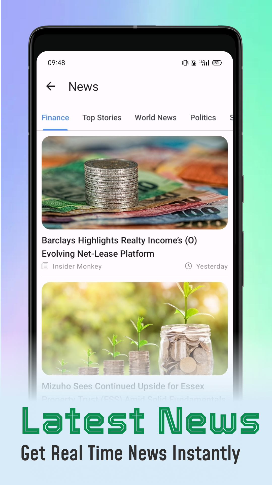 AI Browser News Feed